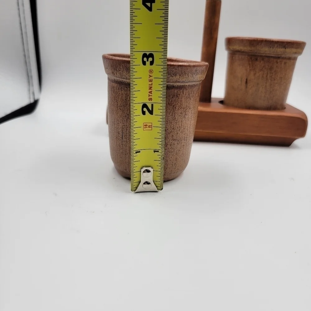 Vintage Cape Craft Pine Condiment Set